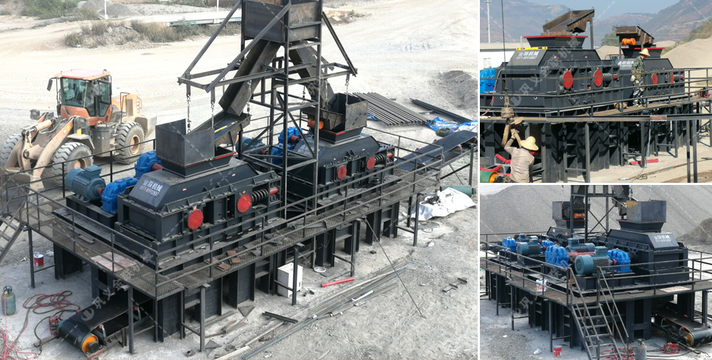重型對輥破碎機(jī)-大型雙輥式制砂機(jī)設(shè)備價格/圖片視頻/型號結(jié)構(gòu)原理 重型對輥破碎機(jī)-大型雙輥式制砂機(jī)設(shè)備價格/圖片視頻/型號結(jié)構(gòu)原理